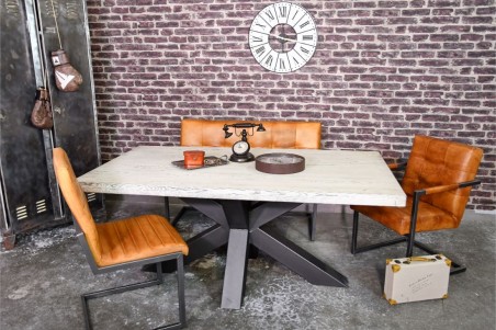 pieds métal piétement acier style industriel déco indus loft