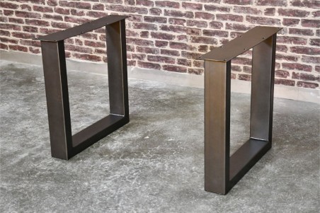 pieds métal piétement acier style industriel déco indus loft