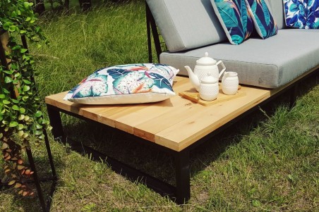 Service à thé porcelaine avec plateau bambou