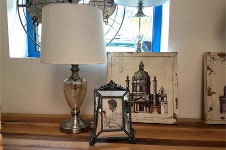 Cadre miroir pour portait vintage déco baroque