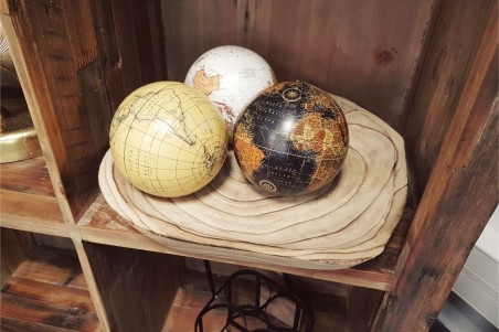 Coupelle en bois -centre de table pour composition florale - porte bougies - coupe à fruits - pot pourris - vide poche