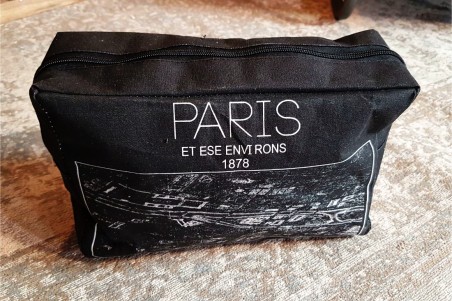 Trousse de toilette lin plan de ville