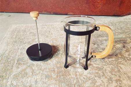 Cafetière Vintage, à l'italienne, avec piston, 600 ml