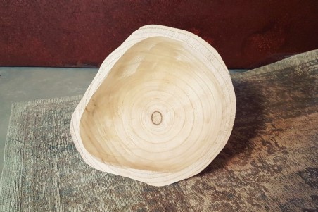 Coupe déco en bois -centre de table pour composition florale - porte bougies - coupe à fruits - pot pourris - vide poche