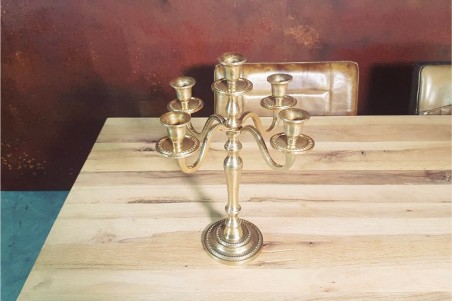 Chandelier doré déco noël vintage decoration chic