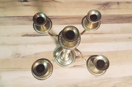 Chandelier doré déco noël vintage decoration chic