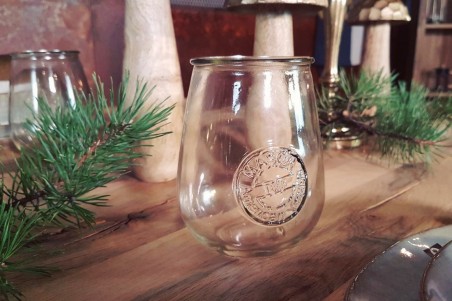 Verres indus style industriel déco vintage verre cacheté