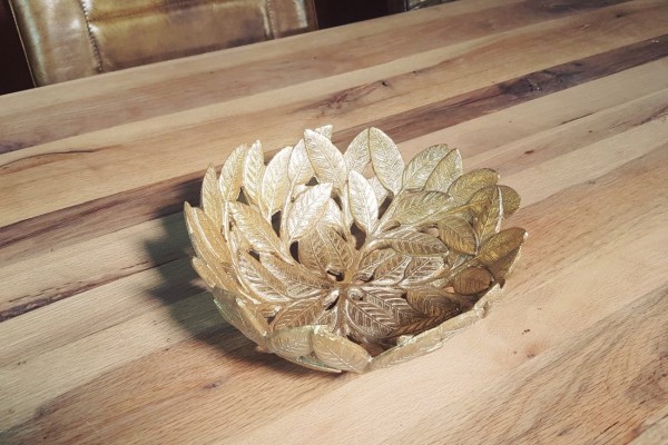 Centre de table Feuilles d'or 2