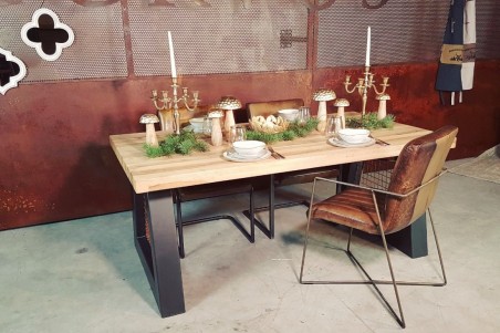 Centre de table Feuilles d'or