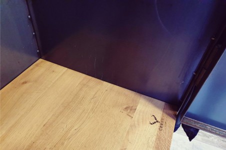 Vestiaire numéroté en métal et bois déco style industriel personnalisable