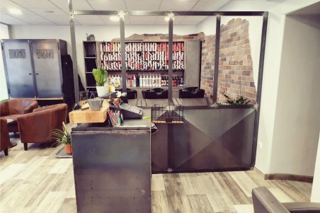 Vestiaire numéroté en métal et bois déco style industriel personnalisable