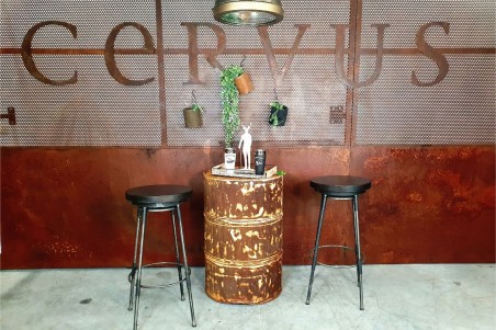 Thermos Montagne en fibre de bambou recyclé noir et blanc