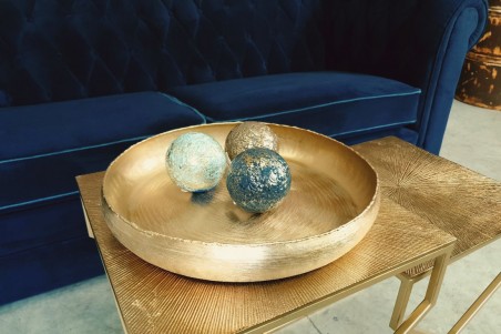 Boules déco pour centre de table décoration industriel chic design contemporain objets vintages