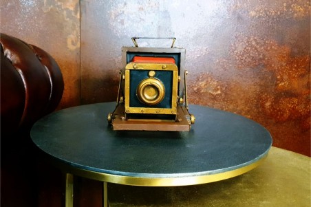 Caméra vintage modèle antique porte photo déco style industriel cinéma rétro idée cadeau cinéphile