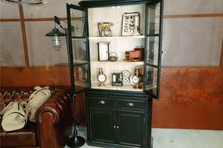 Tableau bois métal papillons style botanique déco nature indus cabinet de curiosité steampunk