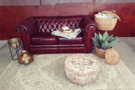 Corbeille jute pour décoration exotique, corbeille, rangement magazines, coussins, cache pot pour plante ou fleurs déco vintage