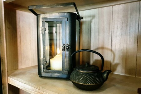 Théière solitaire fonte culture japonaise style industriel décoration vintage vaisselle indus