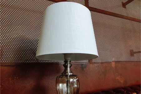 Lampe vintage en verre et métal style industriel deco chic