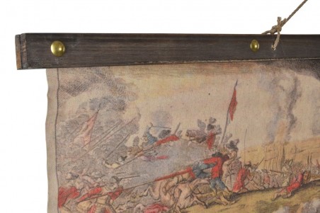 Carte du monde en tissu à accrocher au mur