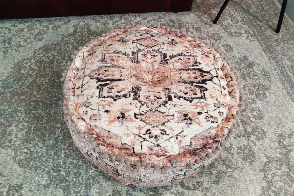 Coussin de sol berbère pour le thé pouf pour table basse déco vintage