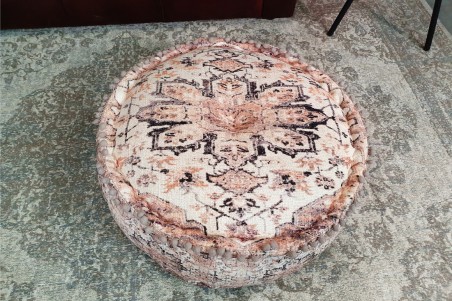 Coussin de sol berbère pour le thé pouf pour table basse déco vintage