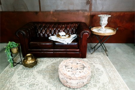 Coussin de sol berbère pour le thé pouf pour table basse déco vintage